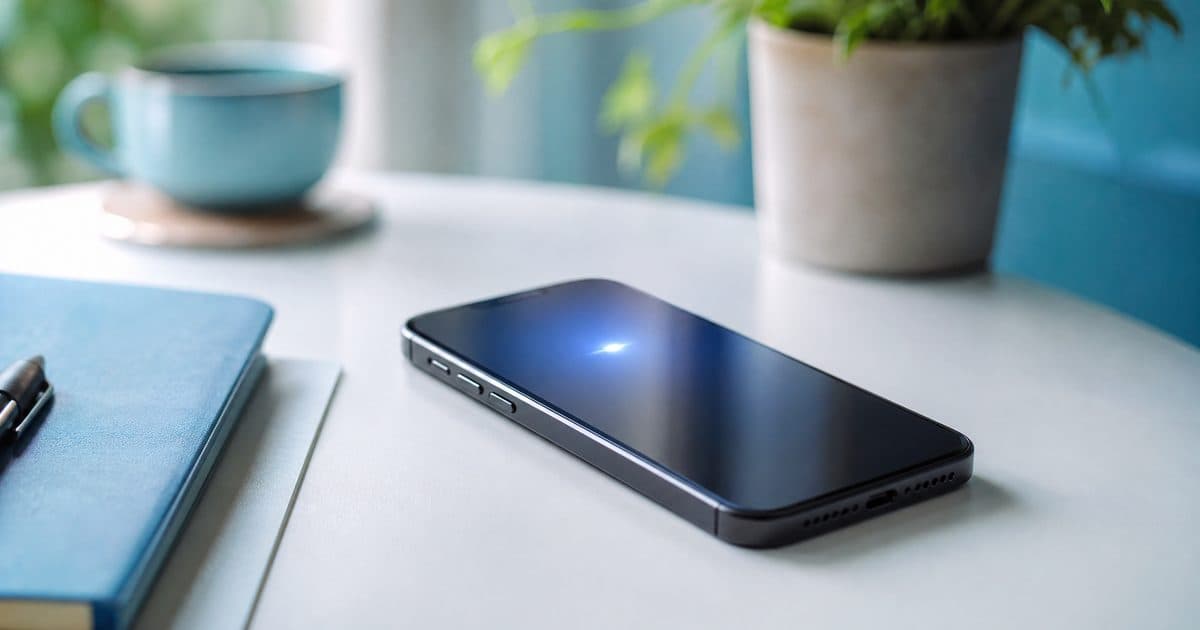 Smartphone on a desk representing automated lead follow-up